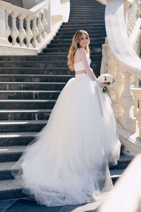 Нежная и цветущая свадьба в Подмосковье