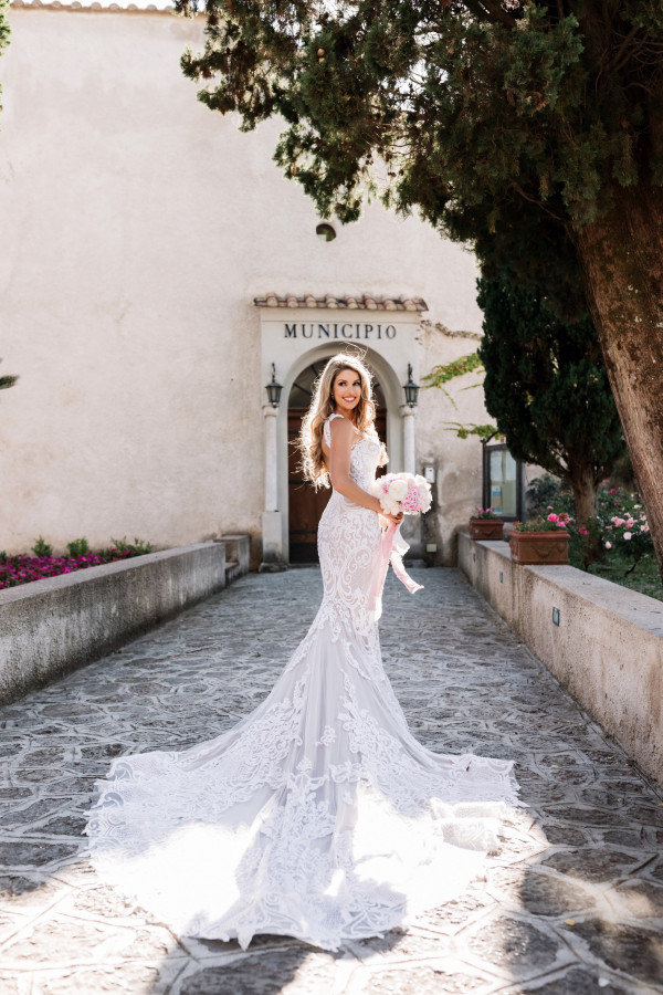 Свадьба в Амальфи с романтичным ужином в