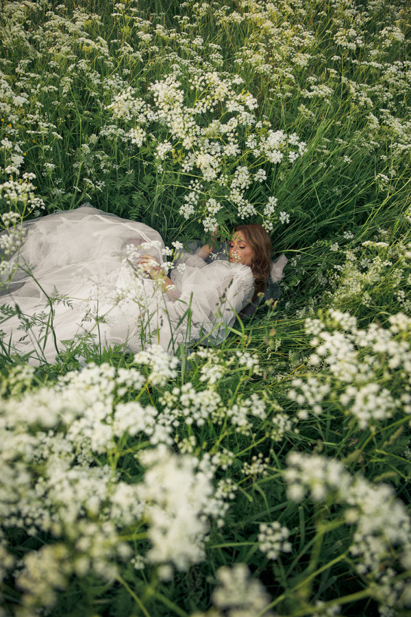 Цветочное поле — вдохновляющая локация для съемки