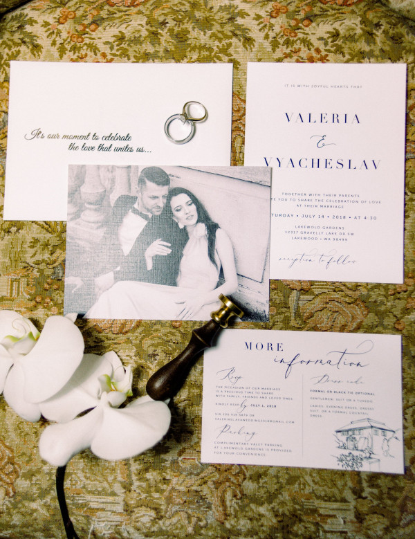 Яркая свадьба в Сиэтле с ужином на