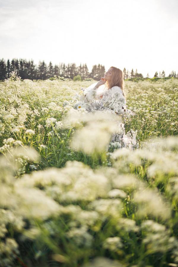 Цветочное поле — вдохновляющая локация для съемки