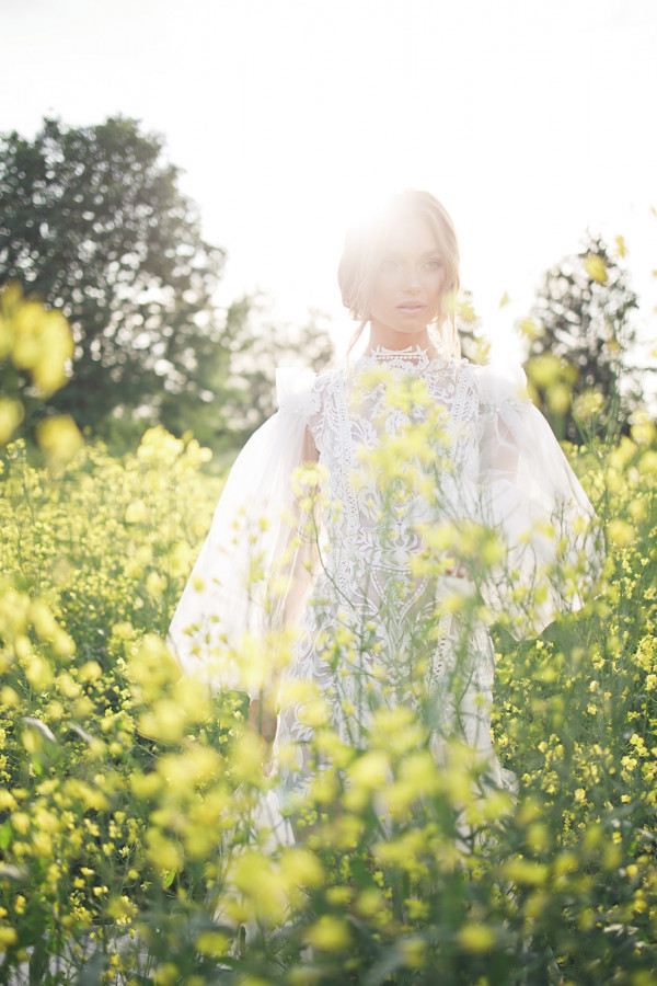 Цветочное поле — вдохновляющая локация для съемки