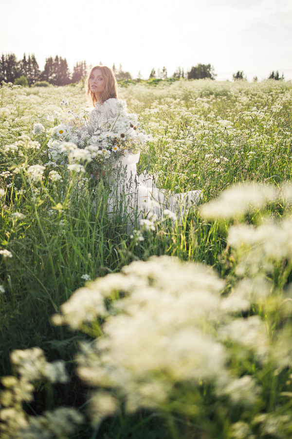 Цветочное поле — вдохновляющая локация для съемки