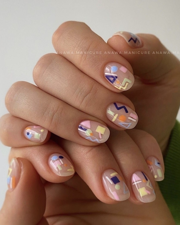 30 идей летнего свадебного маникюра