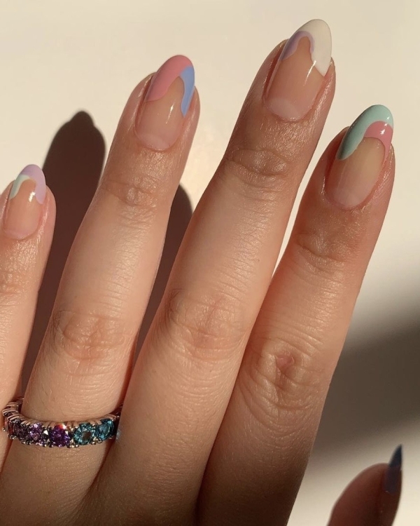 30 идей летнего свадебного маникюра