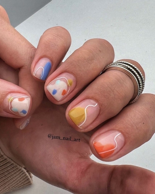 30 идей летнего свадебного маникюра