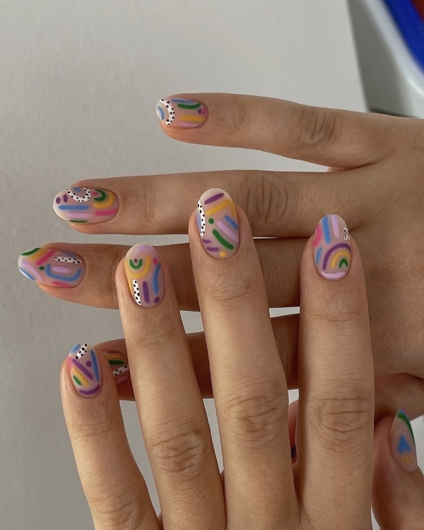 30 идей летнего свадебного маникюра