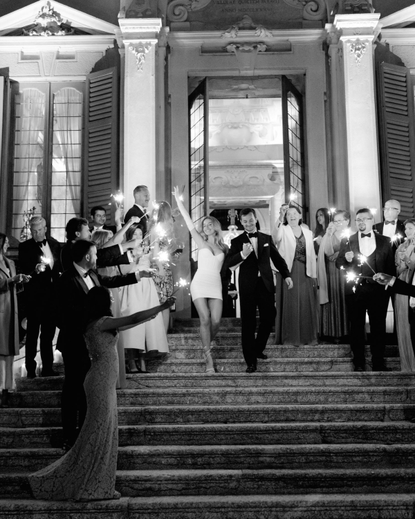 Свадьба в европейском стиле на исторической вилле