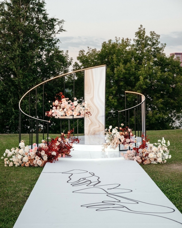 Как концептуально оформить зону церемонии?