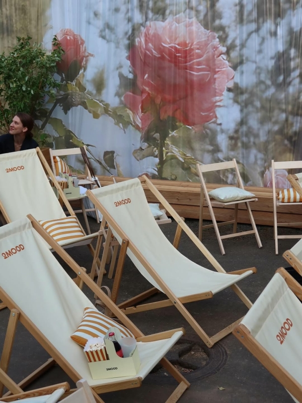 Открытие киносада в DFF, городская пробежка с