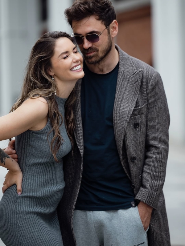 Агата Муцениеце и Петр Дранга ждут ребенка