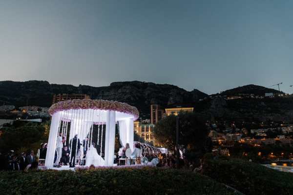 Колоритная свадьба в Монте-Карло