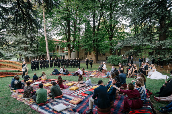 Колоритная свадьба в Грузии