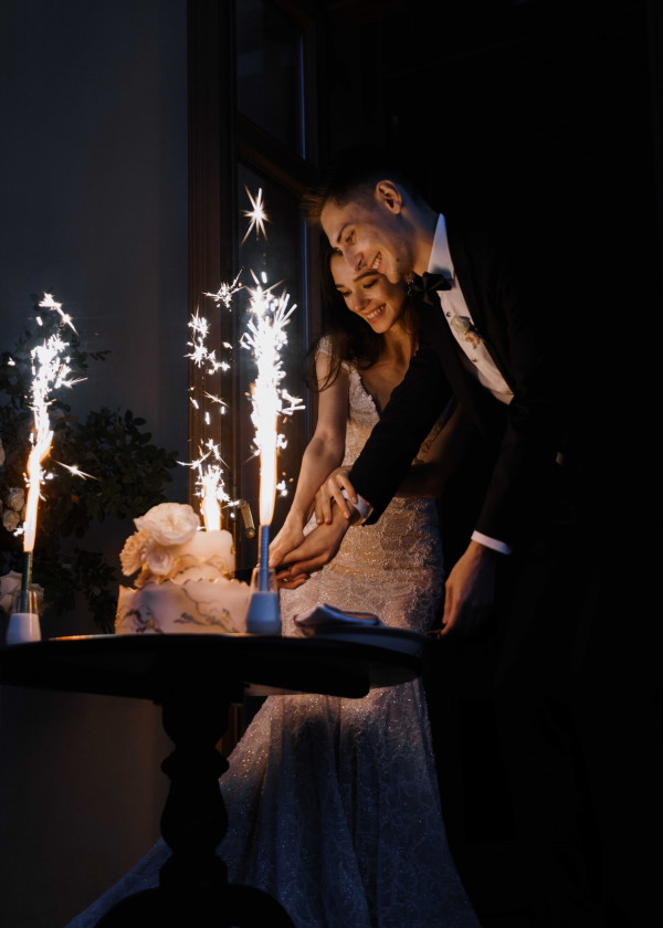 Свадьба в атмосферном замке в Павловске