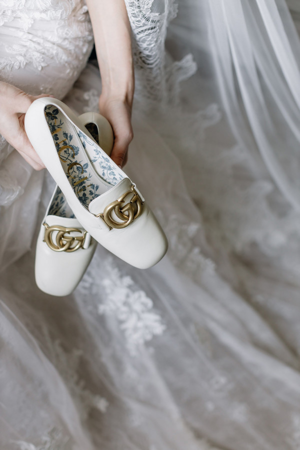 Классическая сдержанная свадьба в центре Москвы