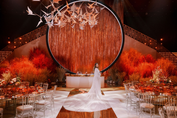 Свадьба с парящими птицами в Barvikha Concert