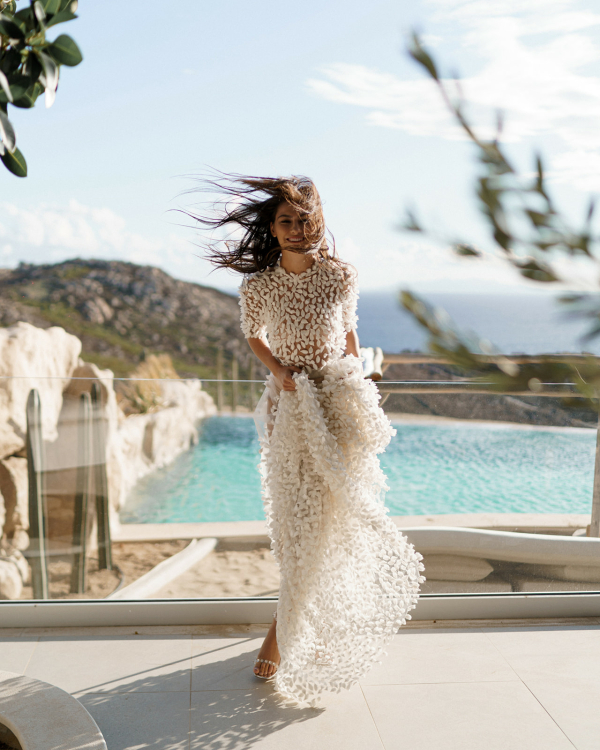 Модная свадебная съемка на Миконосе от Kiss