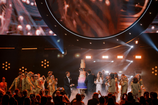 Свадьба с парящими птицами в Barvikha Concert