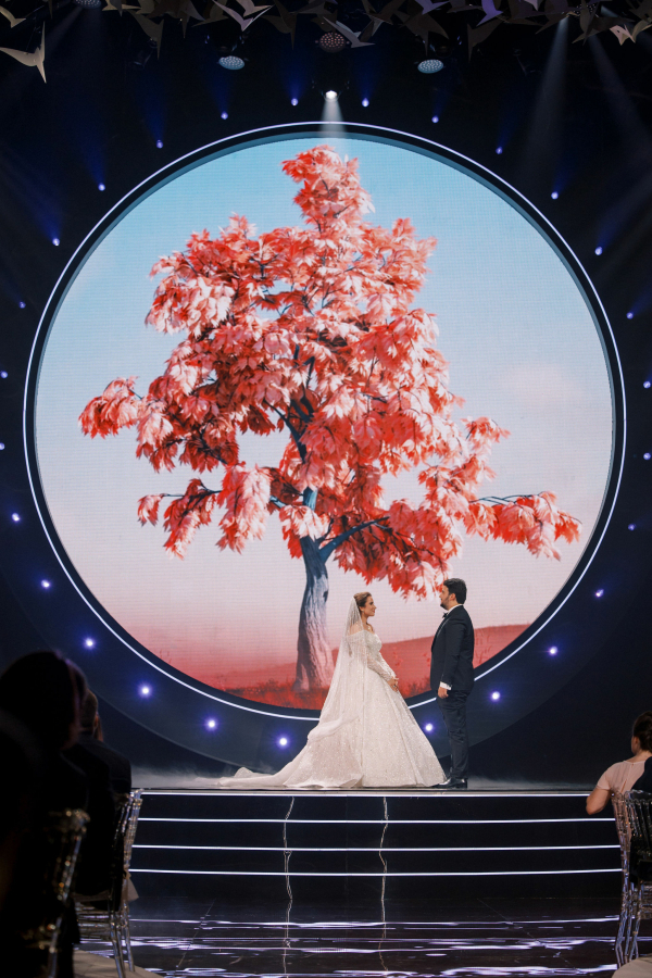 Свадьба с парящими птицами в Barvikha Concert