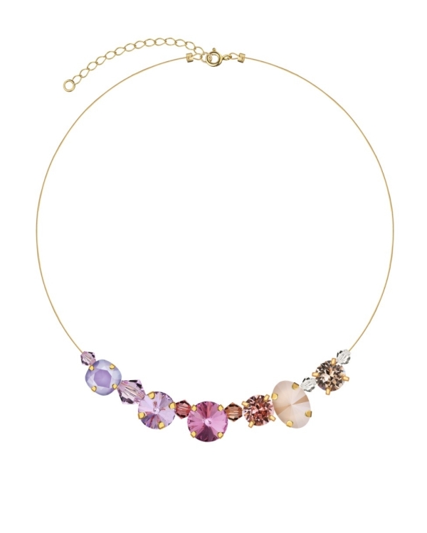 Самые модные колье с большими камнями на