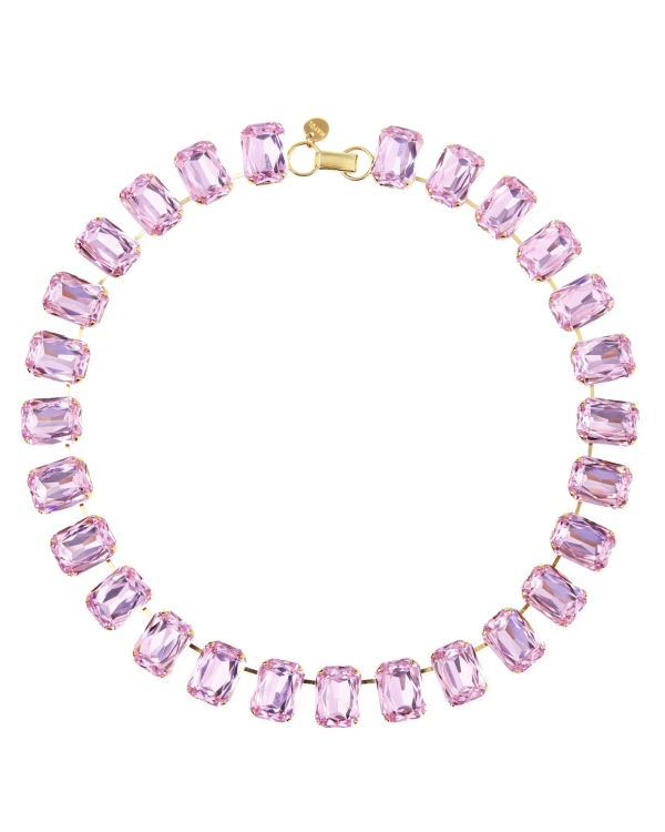 Самые модные колье с большими камнями на