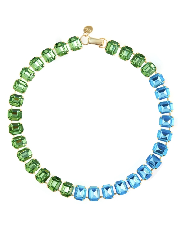 Самые модные колье с большими камнями на