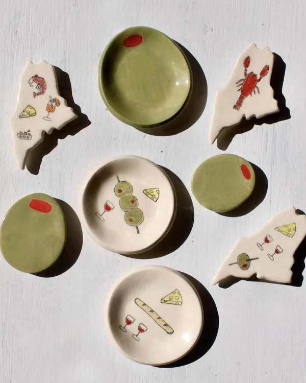 Глубокая печать, ткани и наивные рисунки. Показываем