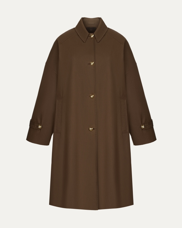 Не бежевым едины. Интересные тренчи для невест,