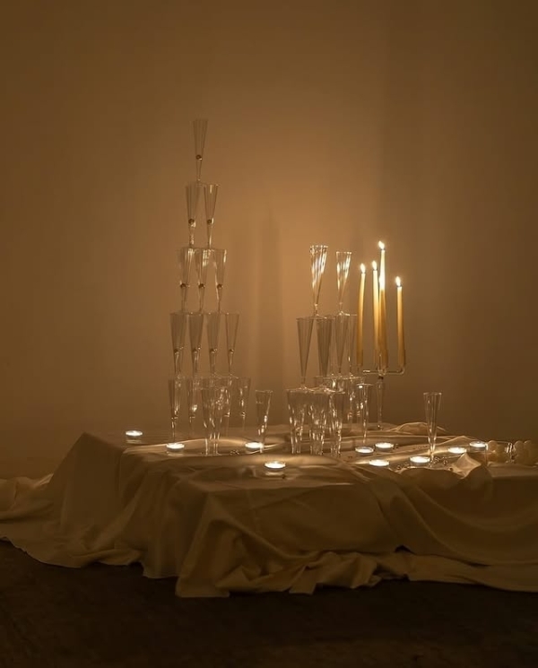 Как актуально оформить горку шампанского?