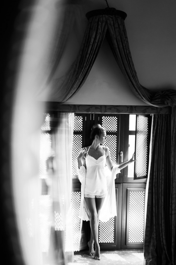 Летняя свадьба в тропическом саду