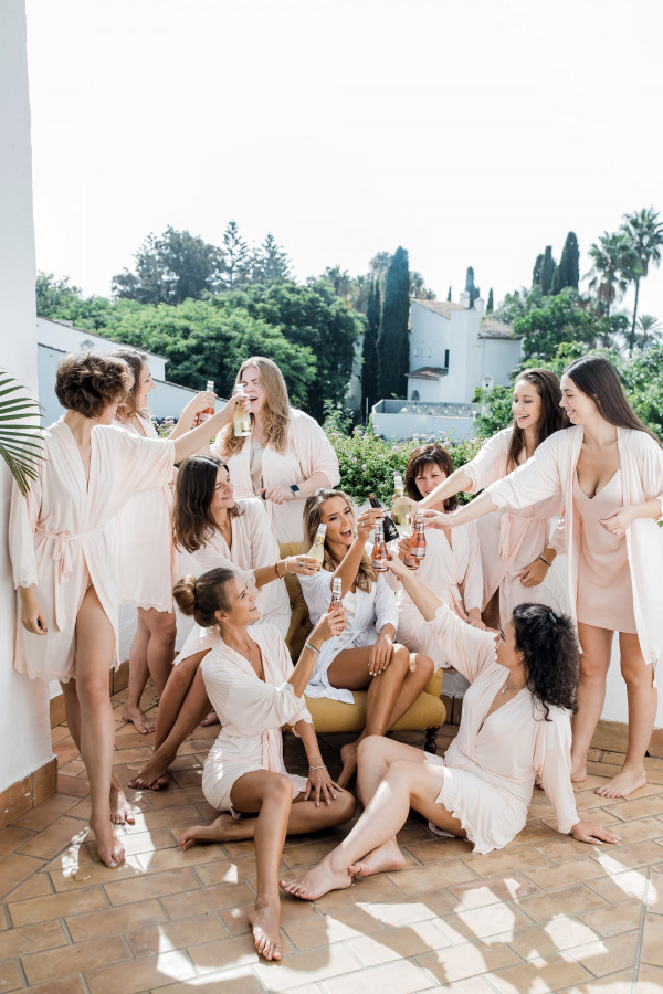 Летняя свадьба в тропическом саду