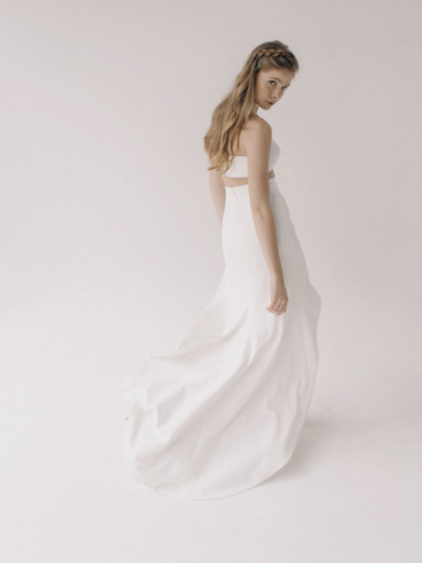 Геометрия как тренд сезона в свадебных платьях