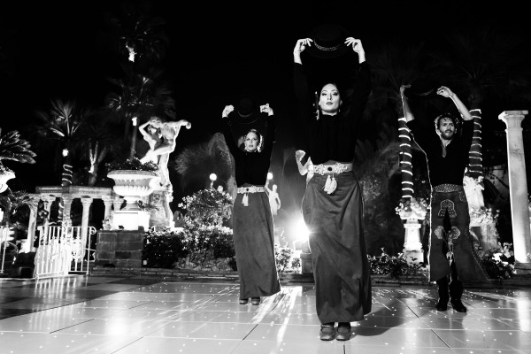 Летняя свадьба в тропическом саду