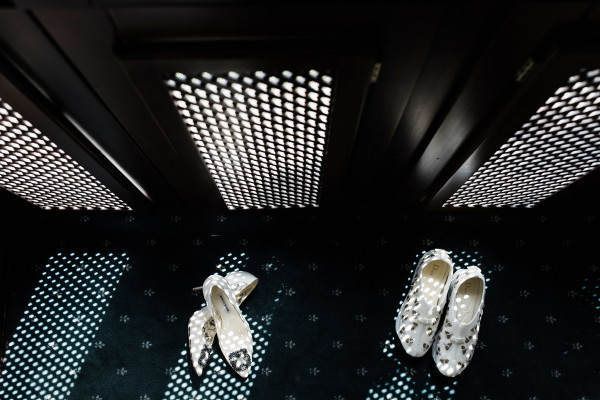 Летняя свадьба в тропическом саду