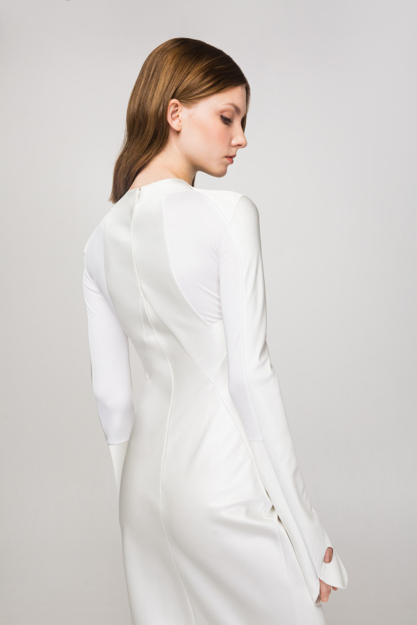 Геометрия как тренд сезона в свадебных платьях