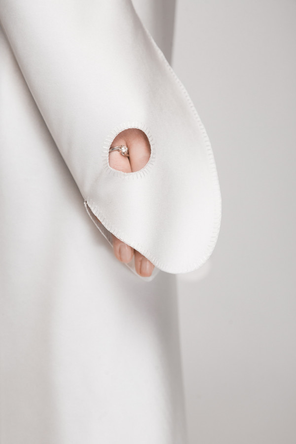 Геометрия как тренд сезона в свадебных платьях