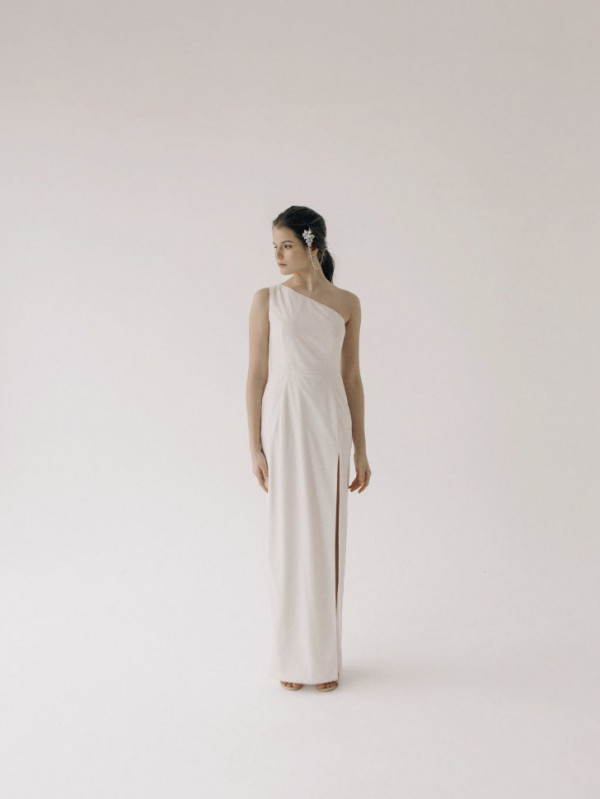 Геометрия как тренд сезона в свадебных платьях