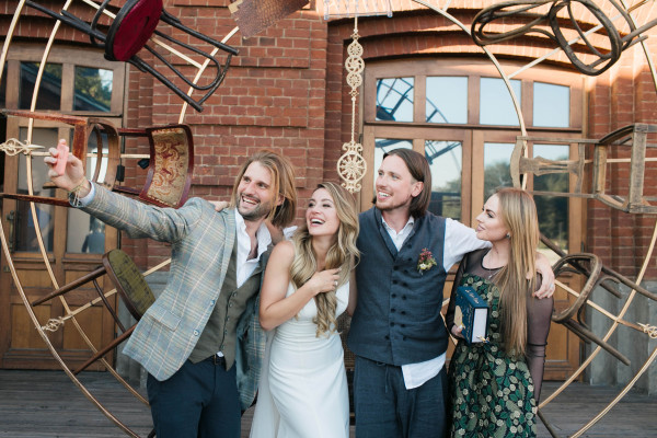 Свадьба в лофте в центре Москвы