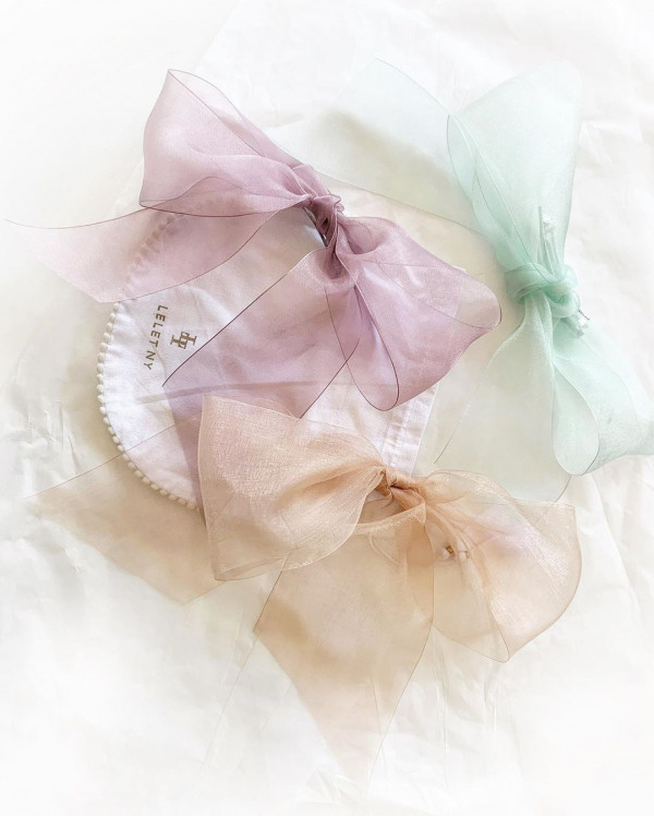 Банты из органзы, которые понравятся даже любительницам