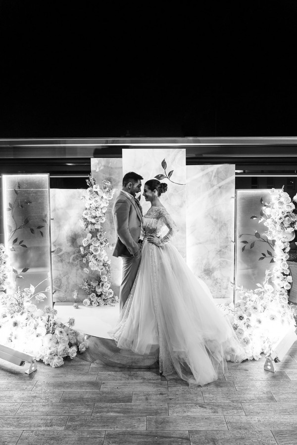 Нежная свадьба с оттенком бохо на берегу