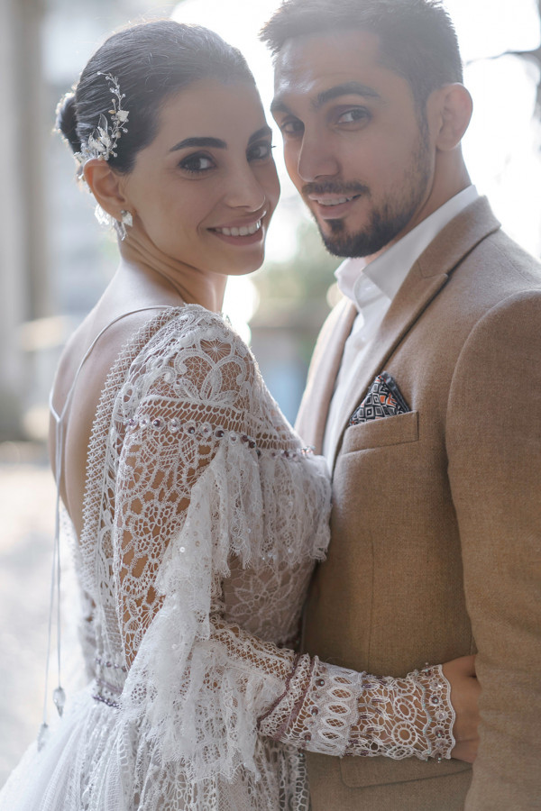 Нежная свадьба с оттенком бохо на берегу