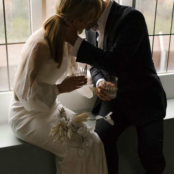 Лаконичная свадебная сервировка для убежденных минималистов