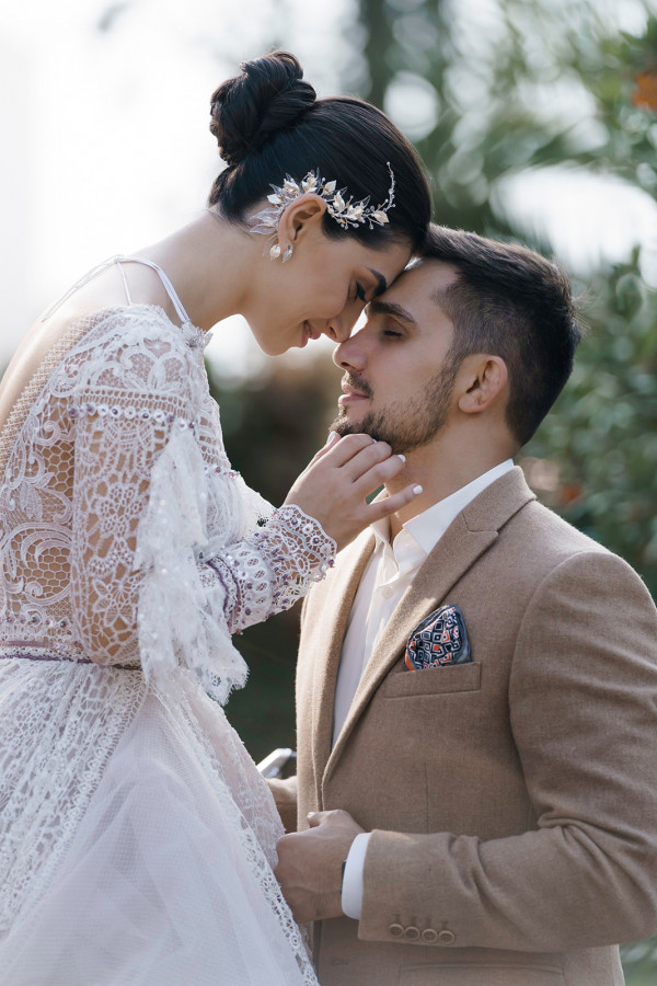 Нежная свадьба с оттенком бохо на берегу