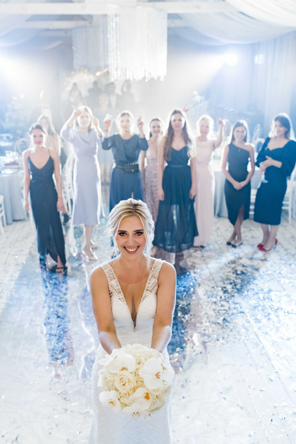 Белоснежная свадьба с хрусталем