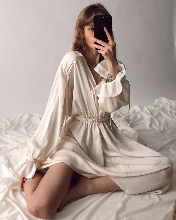 Легкие платья-туники для свадьбы в стиле бохо