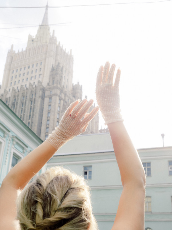 Романтичная московская свадьба