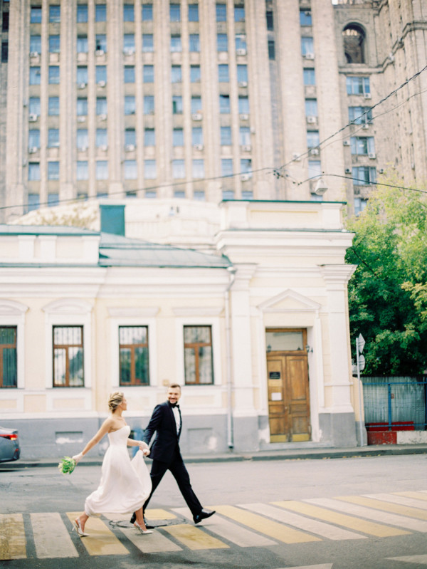 Романтичная московская свадьба