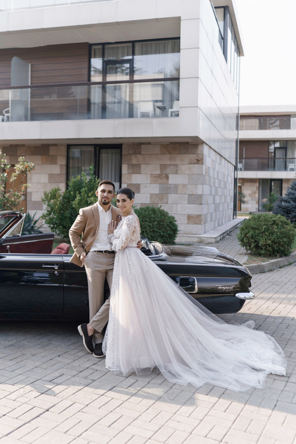 Нежная свадьба с оттенком бохо на берегу