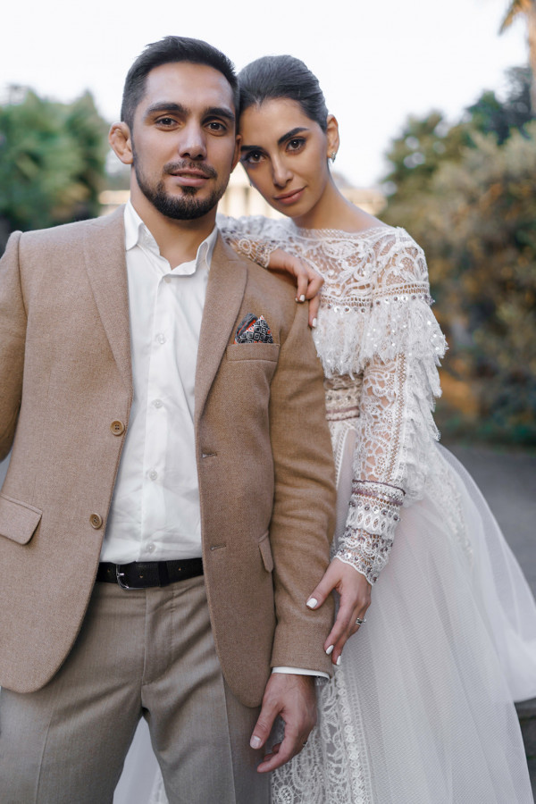 Нежная свадьба с оттенком бохо на берегу