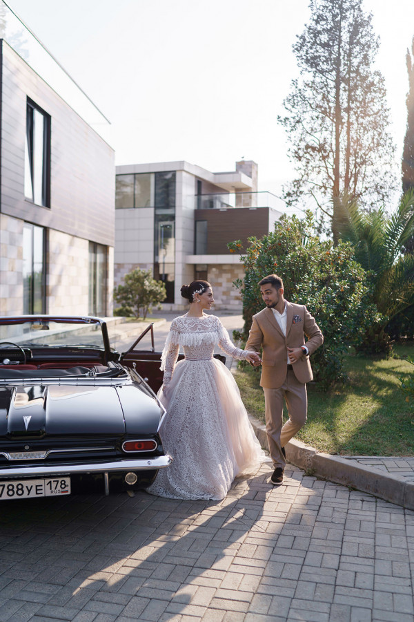 Нежная свадьба с оттенком бохо на берегу